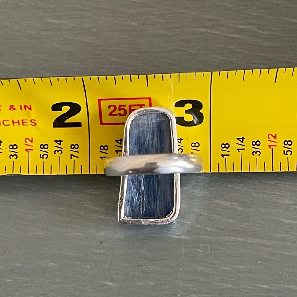 New 🌟 Kyanite Sterling Silver Ring - Picture 8 of 10